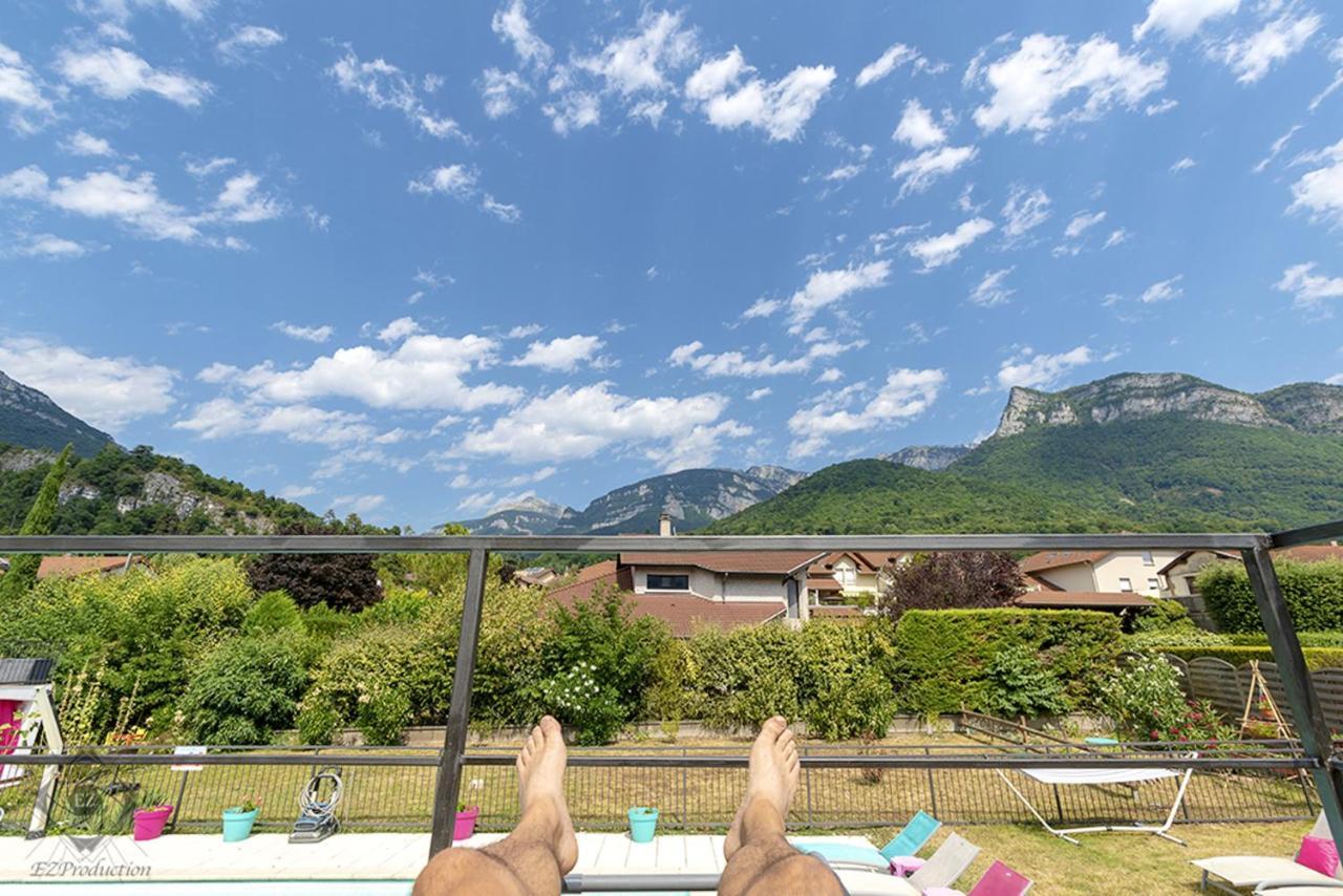Appartement Lumineux A Voreppe Avec Piscine מראה חיצוני תמונה